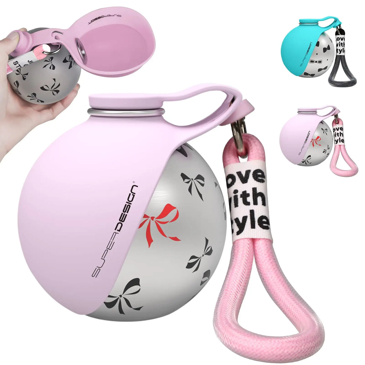 Gourde de voyage pour petit chien – anti-fuite et compacte